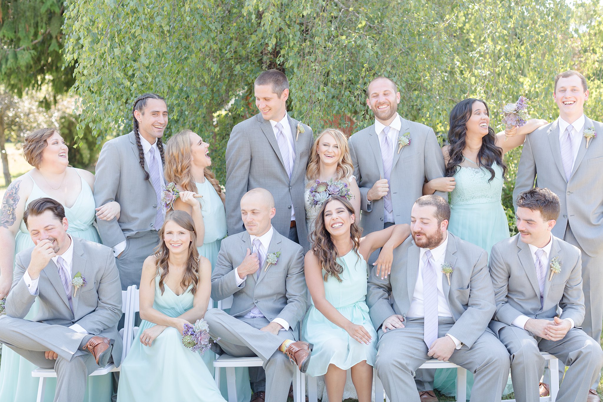 Mint and Grey Bridal Part | Oregon Photographer | Kelby Maria Photography