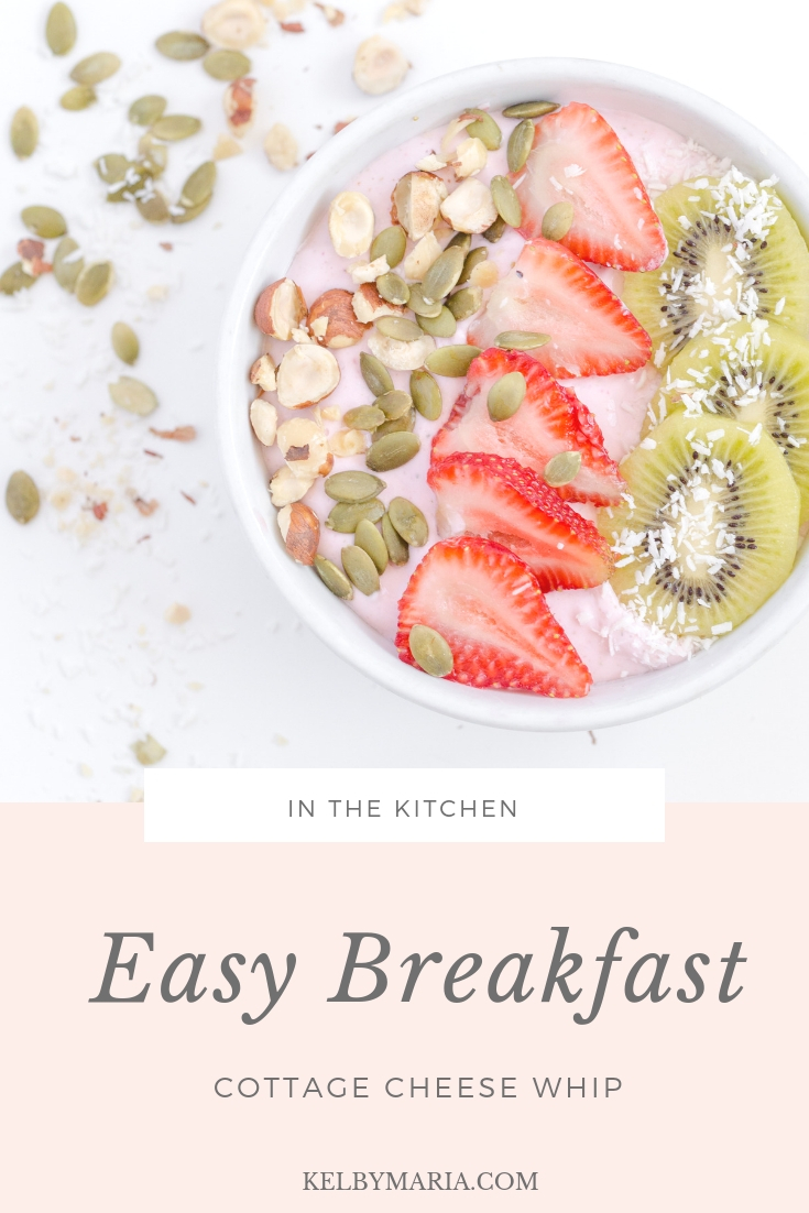 Easy Breakfast - Cottage Cheese Whip 