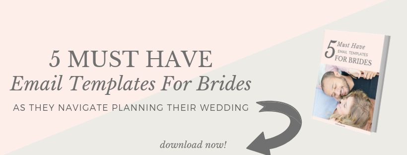 5 must have email templates for brides