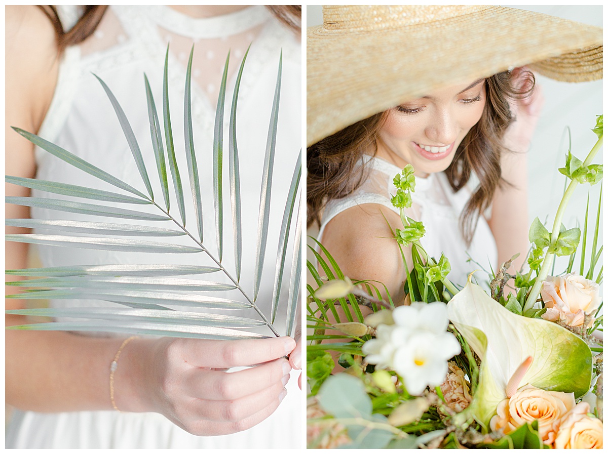 Oasis Escape Bridal Shoot on Whimsically Wed