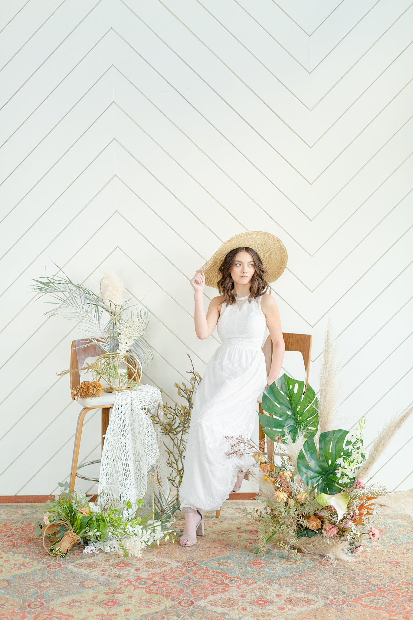 Oasis Escape Bridal Shoot on Whimsically Wed
