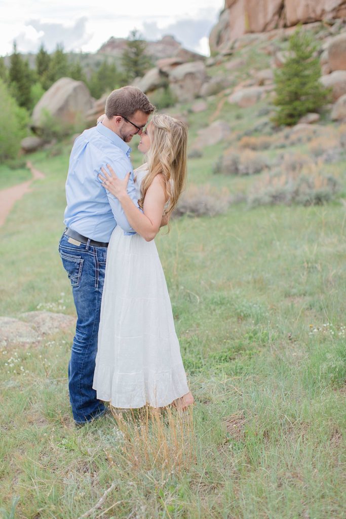 Turtle Rock Wyoming Engagement Session | Shaina and Royce 